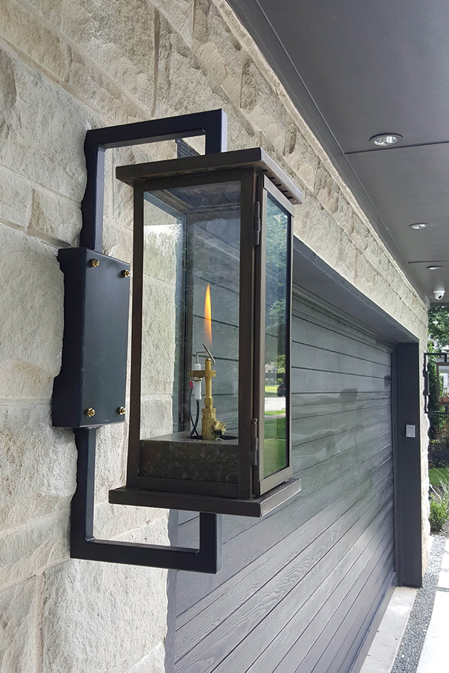 Modern And Transitional Gas Lanterns, Gas Outdoor Lights