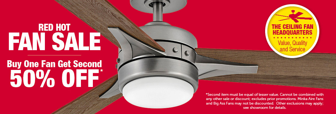 Red Hot Fan Sale Red Hot Fan Sale - Buy one fan get one fan 50% Off