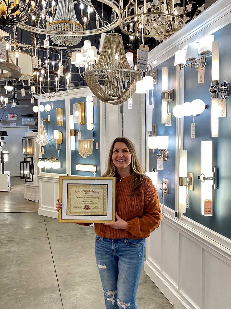 Voted Best Lighting Showroom Mount Pleasant