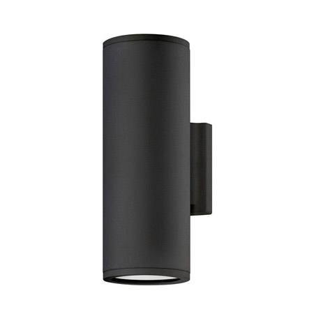 Coastal Elements collection 1-Light LED Wall Mount in Black Finish. 