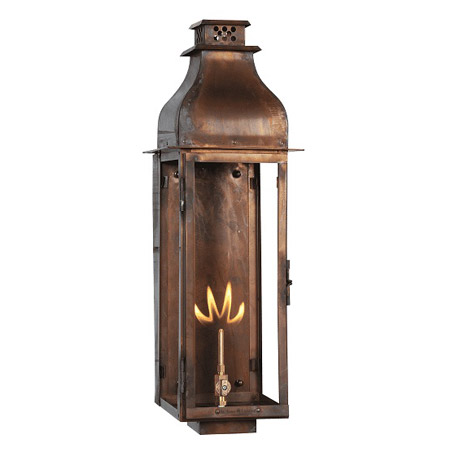 Sarasota Collection Gas or Electric Copper Wall Mount Lantern