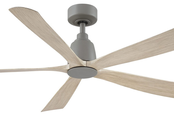 Kute Collection 52” 5-Blade Ceiling Fan in Antique Graphite with Light Oak Blades Fanimation FPD5534AGP