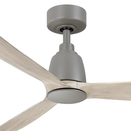 Kute Collection 52” Ceiling Fan in Antique Graphite with Light Oak Blades Fanimation FPD8534