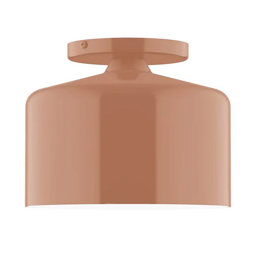 Julia Collection 8.5” Flush Mount in Terracotta Metal Powder Coat Montclair FMD419-19