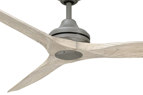 Spitfire Collection 54” 3-Blade Ceiling Fan in Antique Graphite with Natural Blades and Light Cap Fanimation MA6721BAGP-54 with cap CAP6721AGP