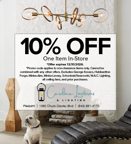 Carolina Lanterns 10% Off Lighting